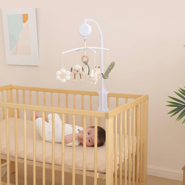 Mobile Baby,Baby Spieluhr mit 35 Musik,Einstellbare Lautstärke,Einfach anzubringen,Stoppt nach 30 Mi