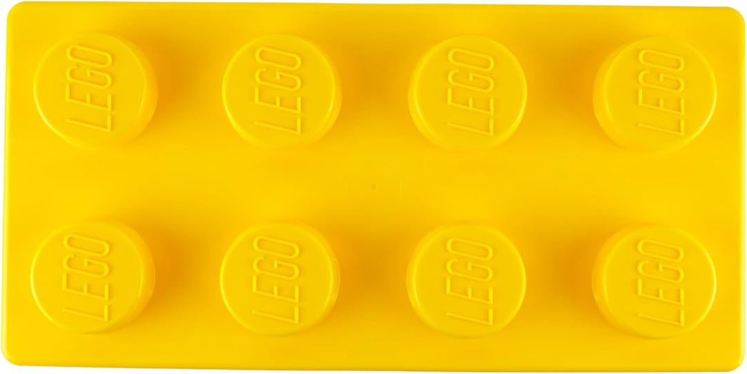 Stein-Experte LEGO® Aufbewahrungsbox Gelb – Kreatives Ordnungssystem im LEGO Design | Mittelgross mi