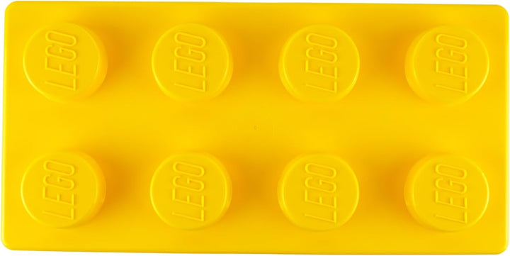 Stein-Experte LEGO® Aufbewahrungsbox Gelb – Kreatives Ordnungssystem im LEGO Design | Mittelgross mi