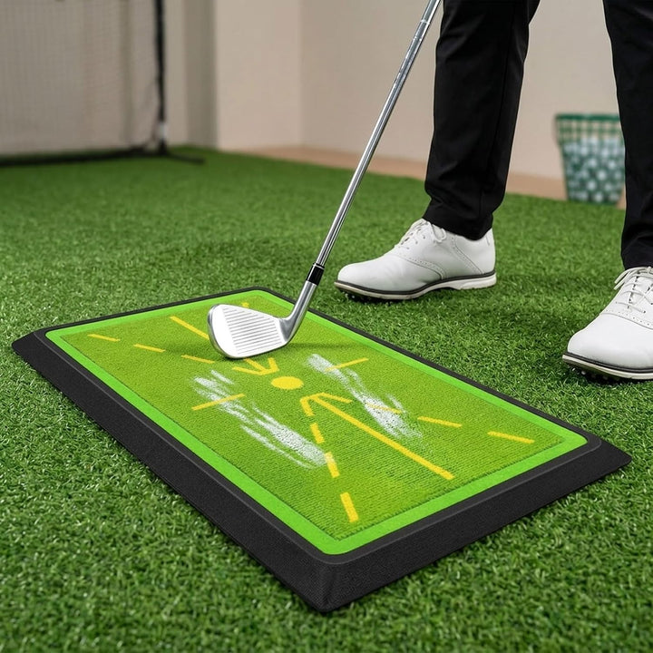Golf Trainingsmatte Golf Matte Golf Training - Golfschaukelmatte Schwung Feedback - Präzises Ballstr