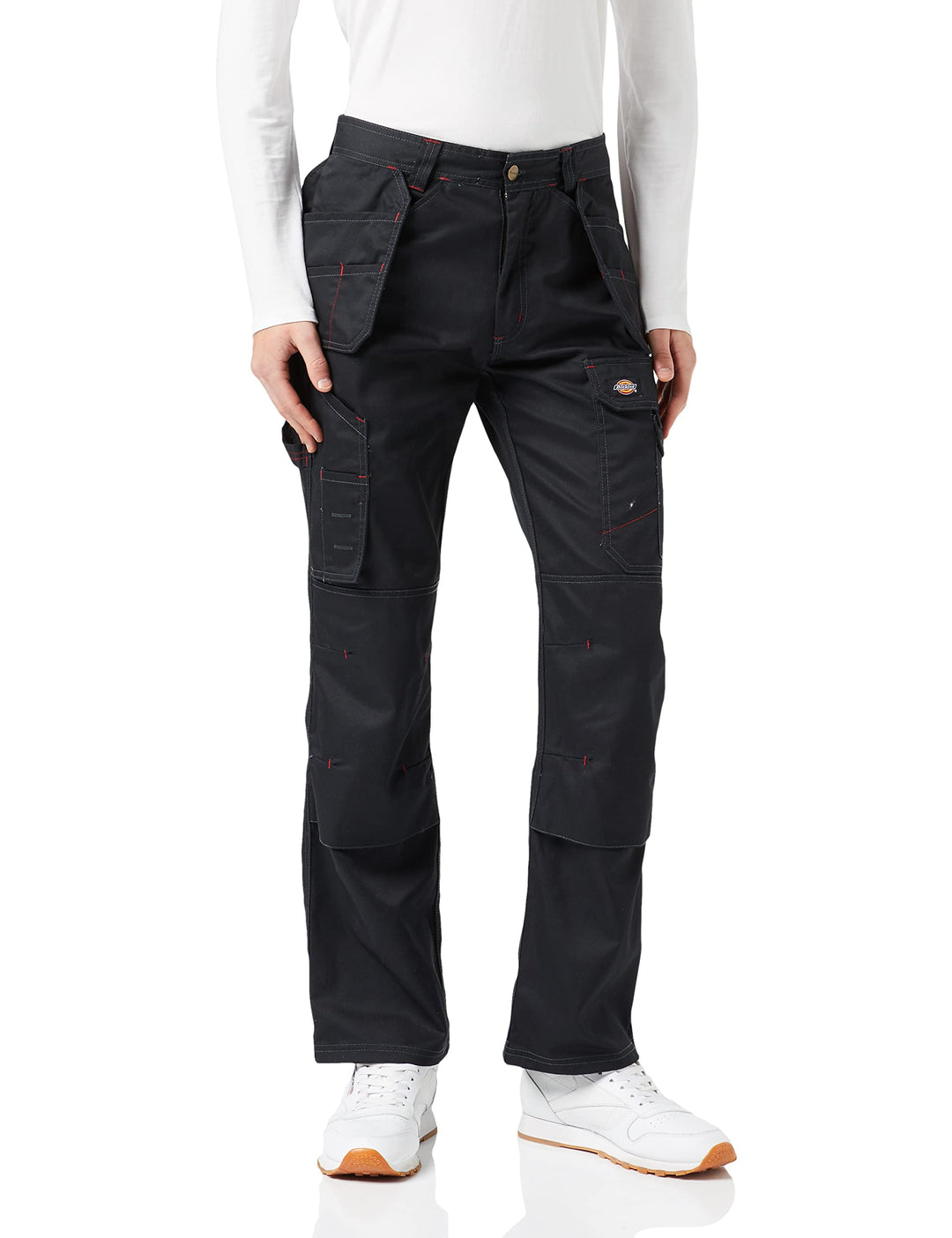 Dickies - Trousers for Men, Redhawk Pro Pants, Regular Fit, Black, 40W40W/32L Schwarz 40W / 32L, Sch