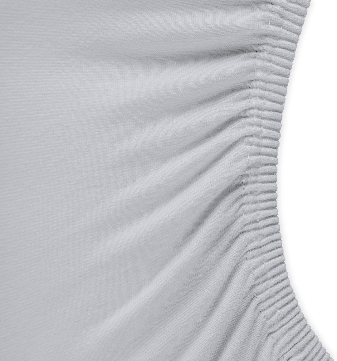 aqua-textil Royal XL Spannbettlaken Boxspringbett Wasserbett 200x220-220x240 cm Silber grau 210g/qm