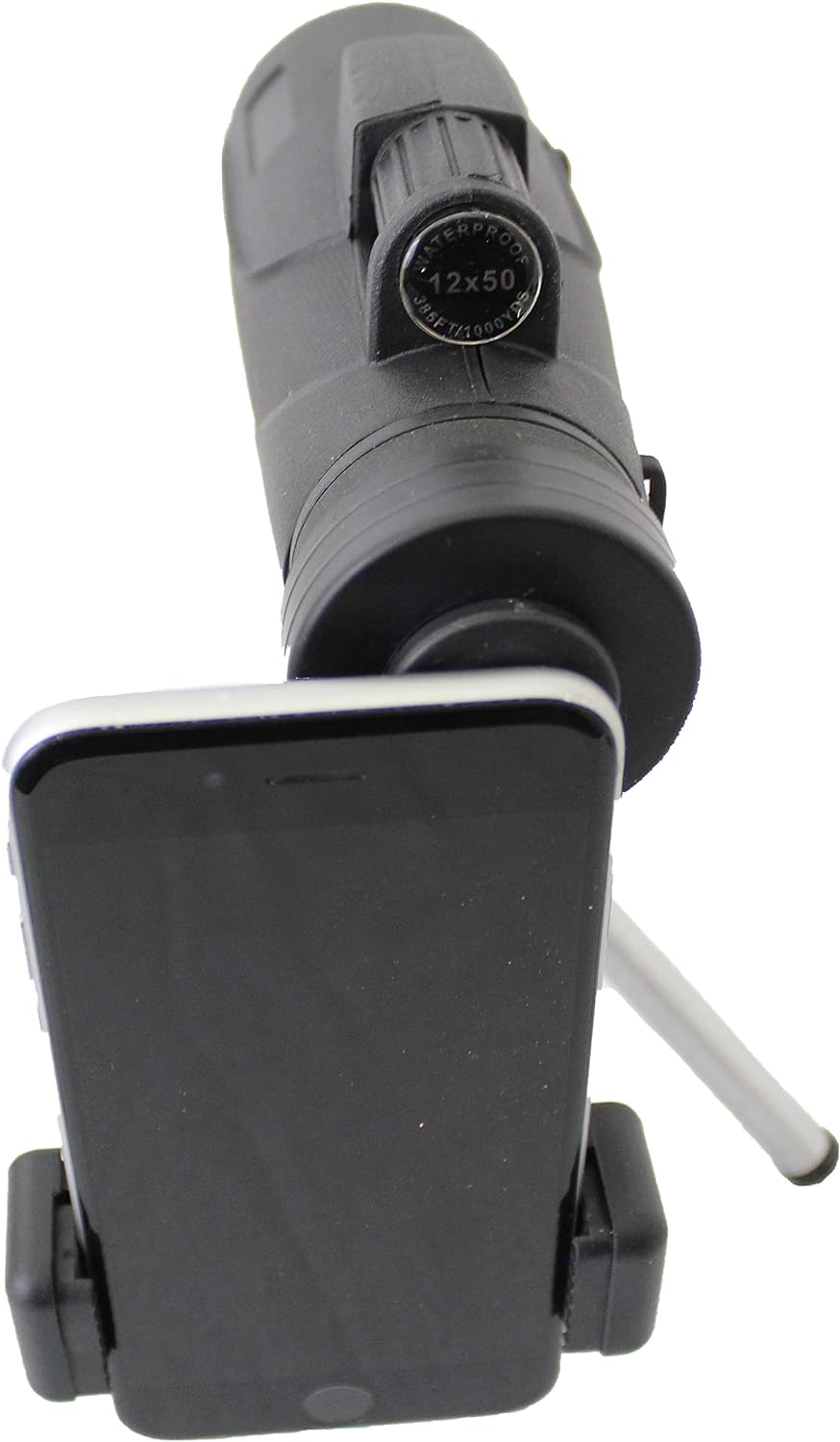 Antik 2000 Fernglas Wasserdicht 12x Vergrösserung für Handy Monokular 12x50 mit Telefonhalterung zur