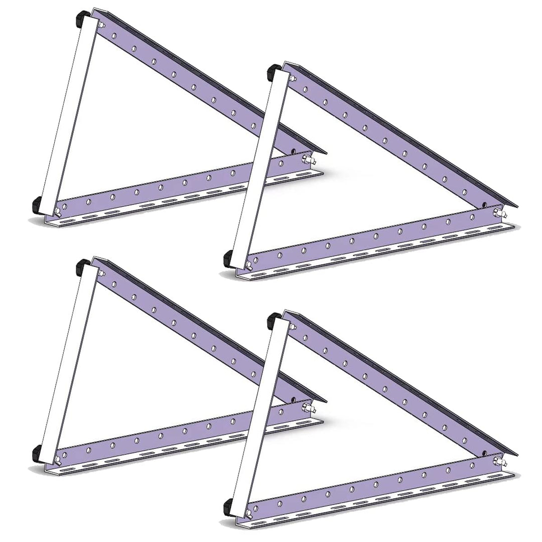Solarmodul Halterung 1040mm Breit for 2 PV 250-380W, Halterungen 2,5 mm Dicke, ALU Befestigung Solar