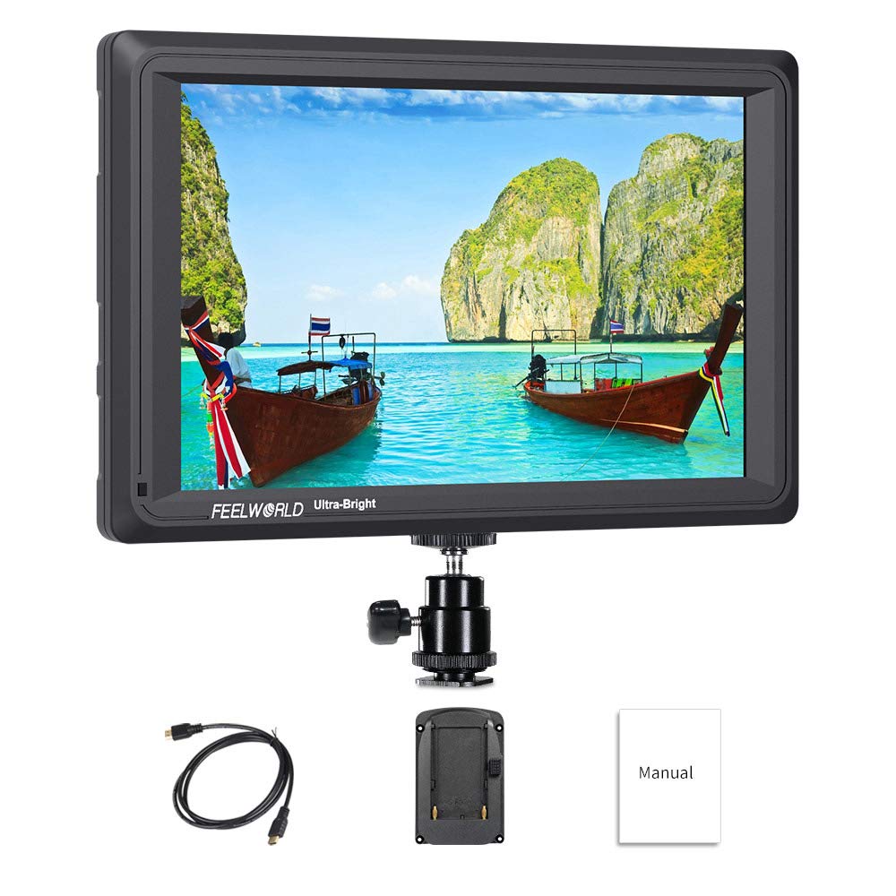 Feelworld FW279 7 Zoll Ultra Bright DSLR Kamera Field Monitor Camera Full HD Focus Video Assist 1920