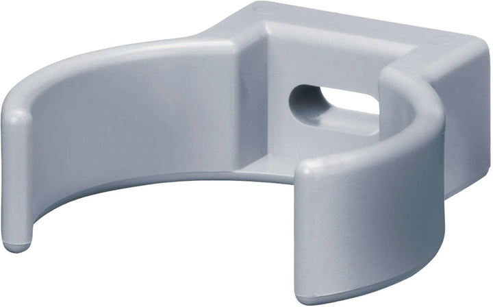 INEFA Rohrschelle Clip, PVC-U DN 50, 25 Stück Grau Fallrohrschelle, Dachrinnenzubehör, einfache Mont