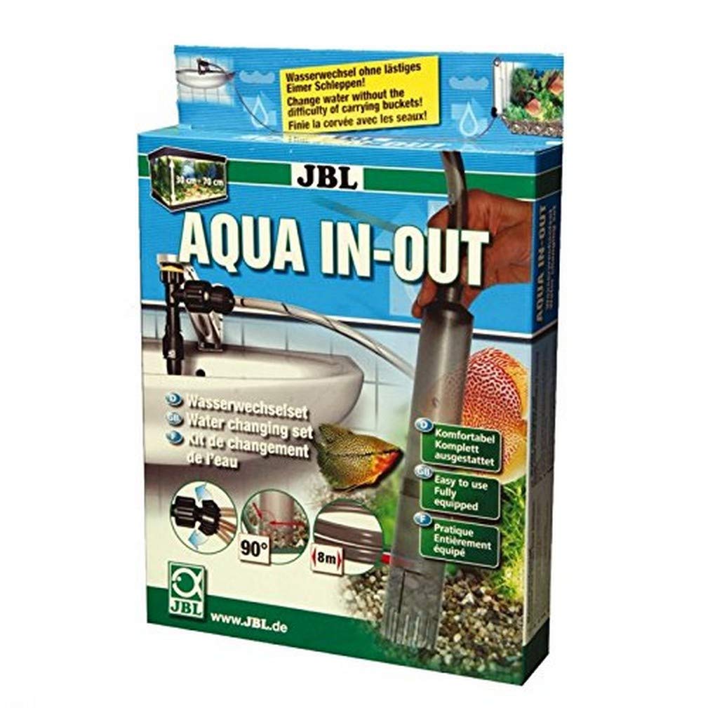 JBL Aqua In Out Wasserwechselset für Aquarien zum Anschluss an den Wasserhahn Komplett-Set (Vorgänge