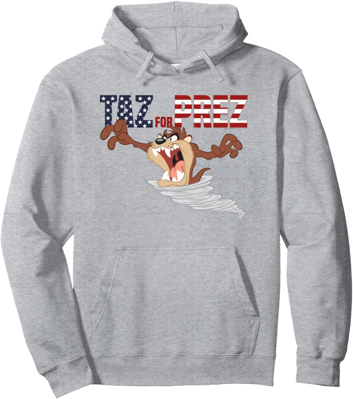 Looney Tunes Taz For Prez Pullover Hoodie