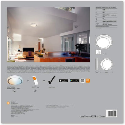 LEDVANCE Smarte LED Wand-und Deckenleuchte für Innen mit WiFi Technologie, Lichtfarbe änderbar (3000