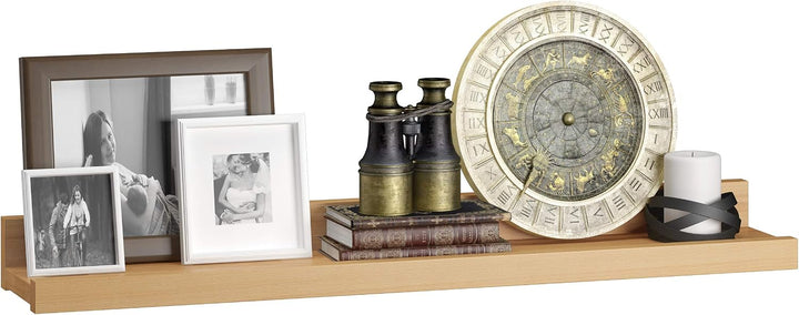 Erst-Holz Bucheablage Regal Fotoleiste für Bilder Bücher und Deko in DREI verschiedenen Längen V-90.