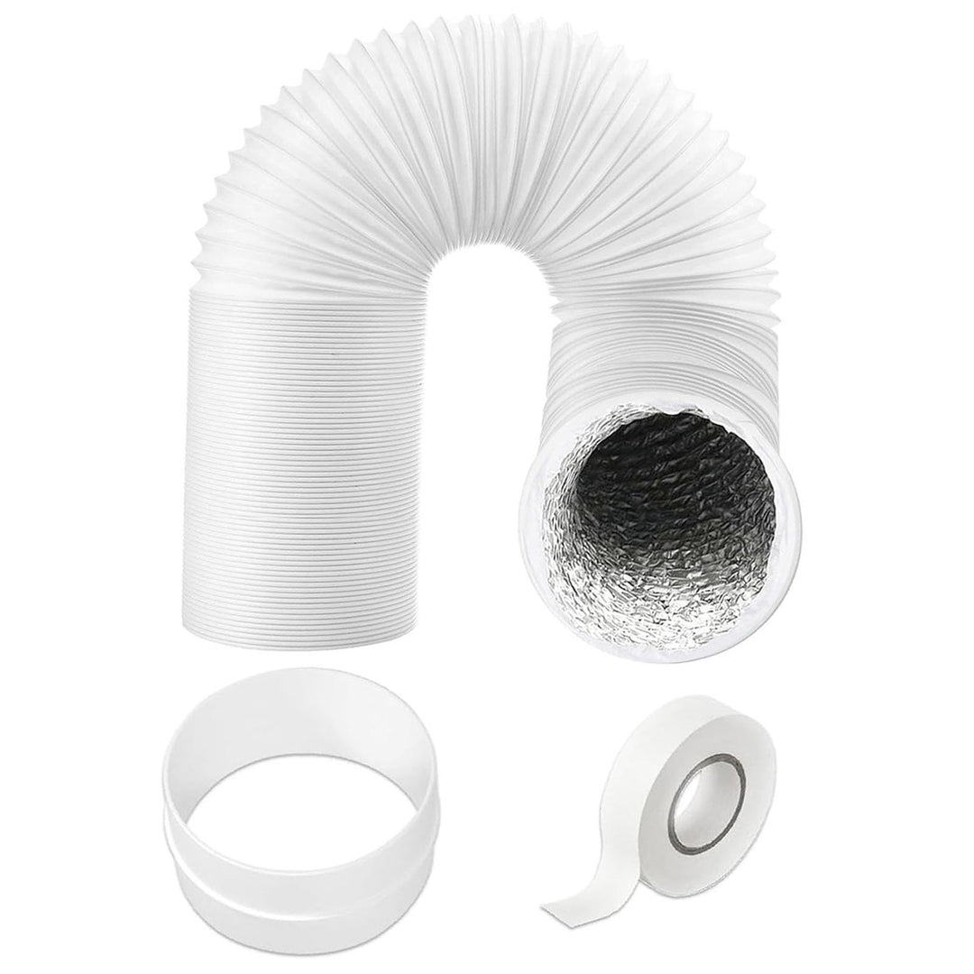 SPARES2GO PVC Erweiterungssatz Rohr für flexiblen Schlauch für Electrolux Klimaanlage (6m, 5 Zoll)