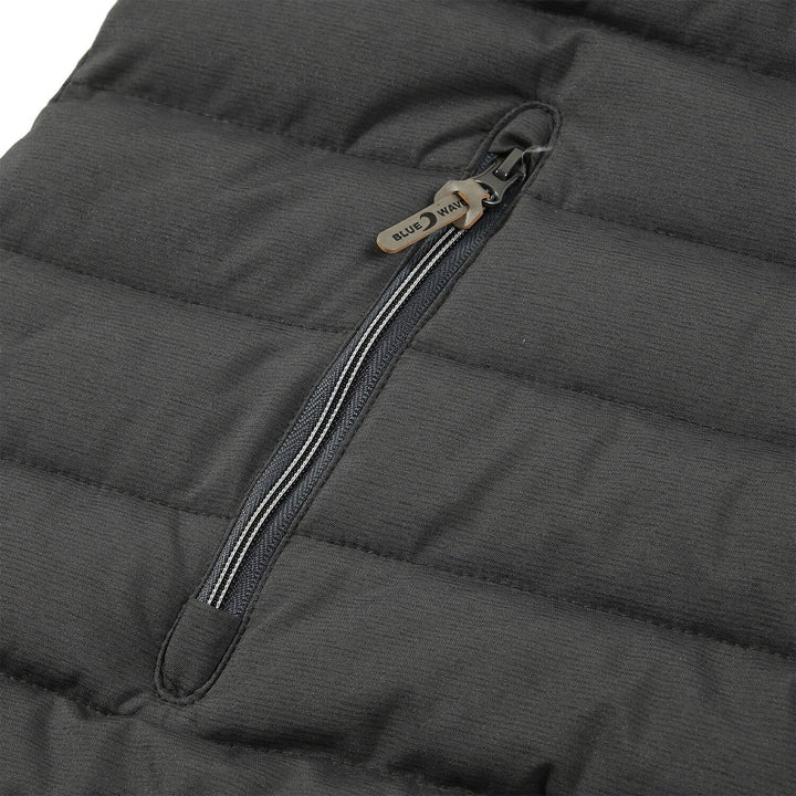 Blue Wave Damen Steppjacke Irina - Jacke gesteppt mit abnehmbarer Kapuze 40 Schwarz, 40 Schwarz