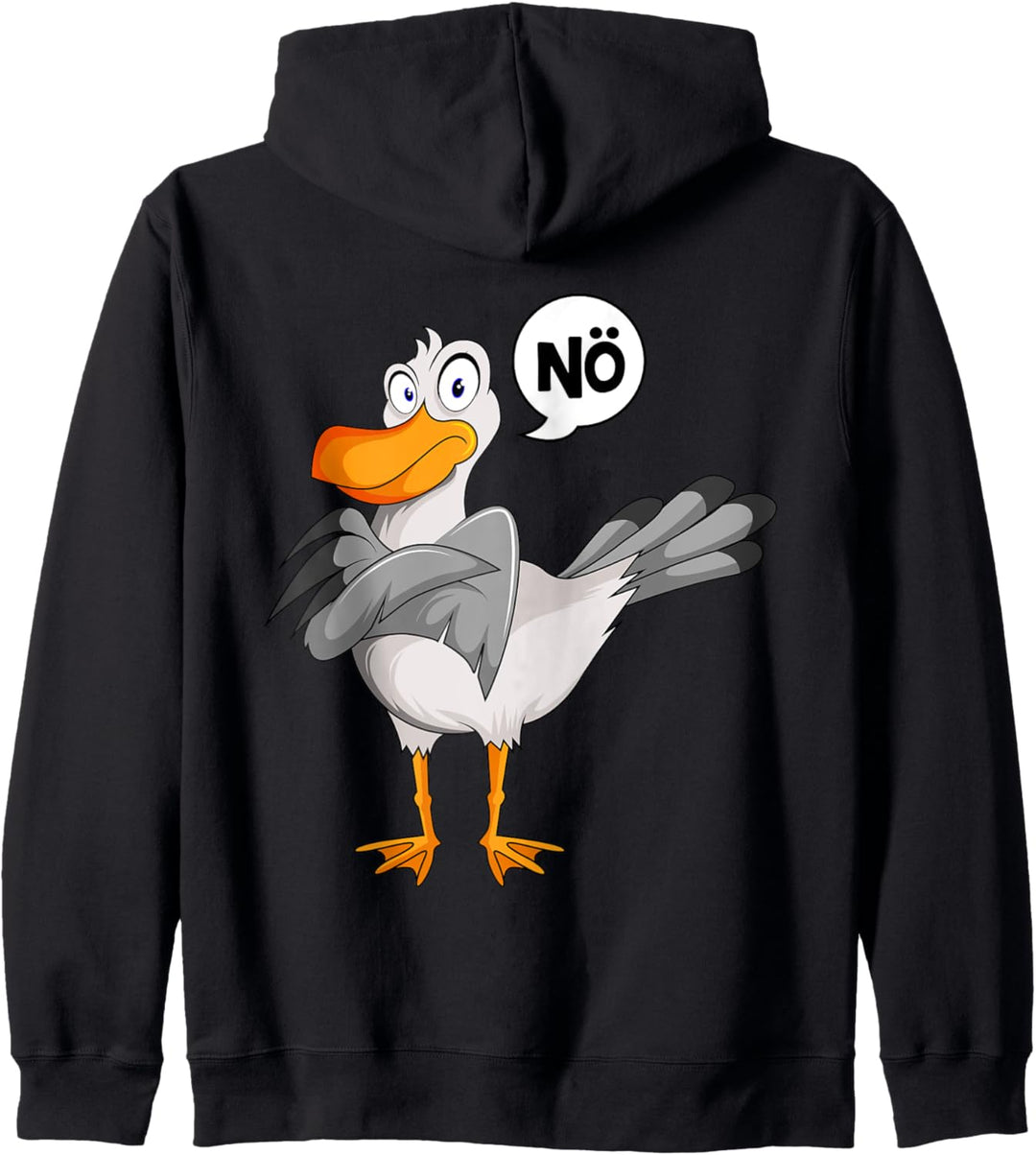 Möwe Nö Kinder Jungen Mädchen Damen Möwen Kapuzenjacke