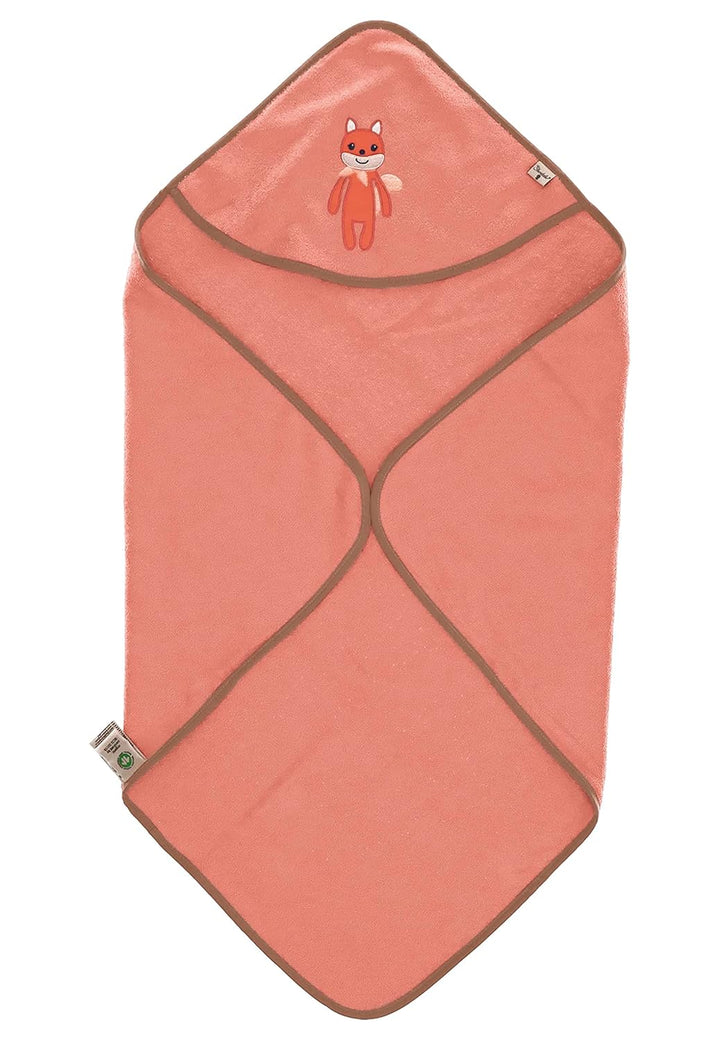 Sterntaler Baby Mädchen Badetuch Baby GOTS Enna Uni - Badeponcho Baby, Kapuzenhandtuch, Badehandtuch