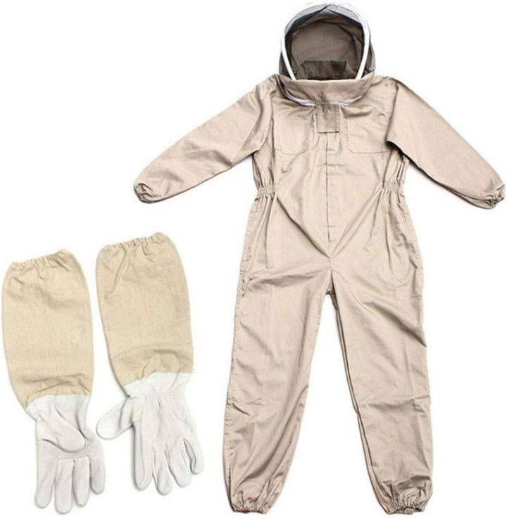 Imkeranzug, professionelles Imker-Kostü , mit Handschuhen & Schutzvorrichtung, Bienenzuchtanzug für