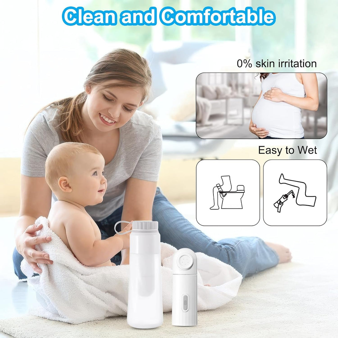 Reise Bidet, Elektrisch Bidet 350 ml Po Dusche Tragbare Bidet-Sprühgerät mit 2 Sprühmodi für Persönl