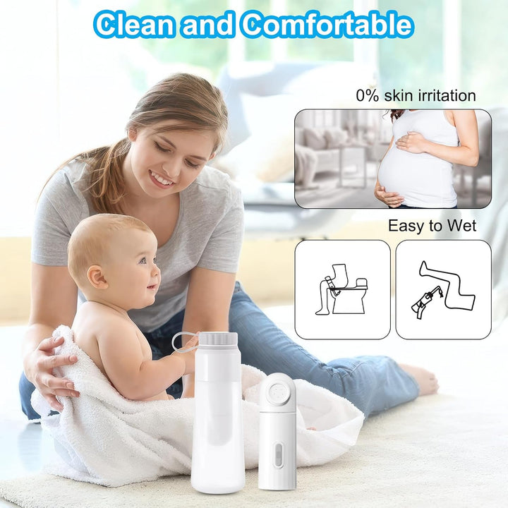 Reise Bidet, Elektrisch Bidet 350 ml Po Dusche Tragbare Bidet-Sprühgerät mit 2 Sprühmodi für Persönl
