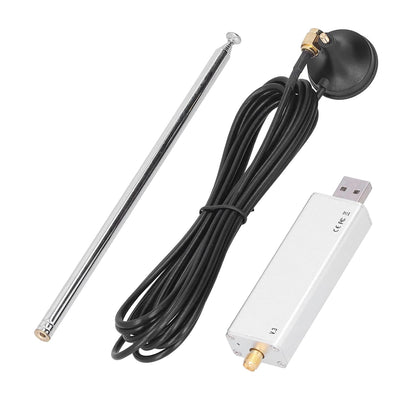 RTL SDR R820T2 V3 RTL2832U Tuner + Antenne + Antennenbasis-Kit FüR Radio-Scanning