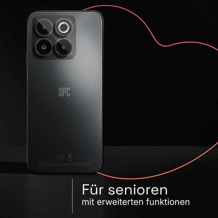 SPC Zeus 2 Elite – Smartphone Senior mit 6,7-Zoll-Display und 128GB | Triple cam 50MP, NFC und Schne