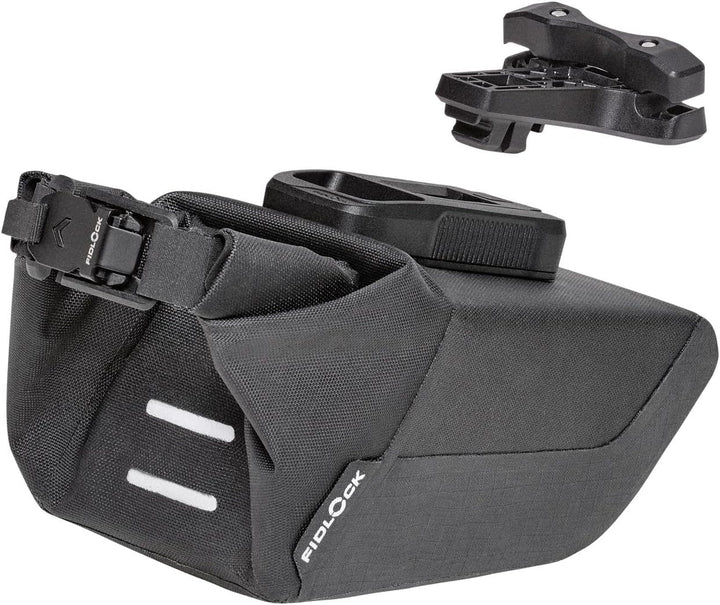 Fidlock Pinclip Saddle Bag + Base, S, Black (BLK)