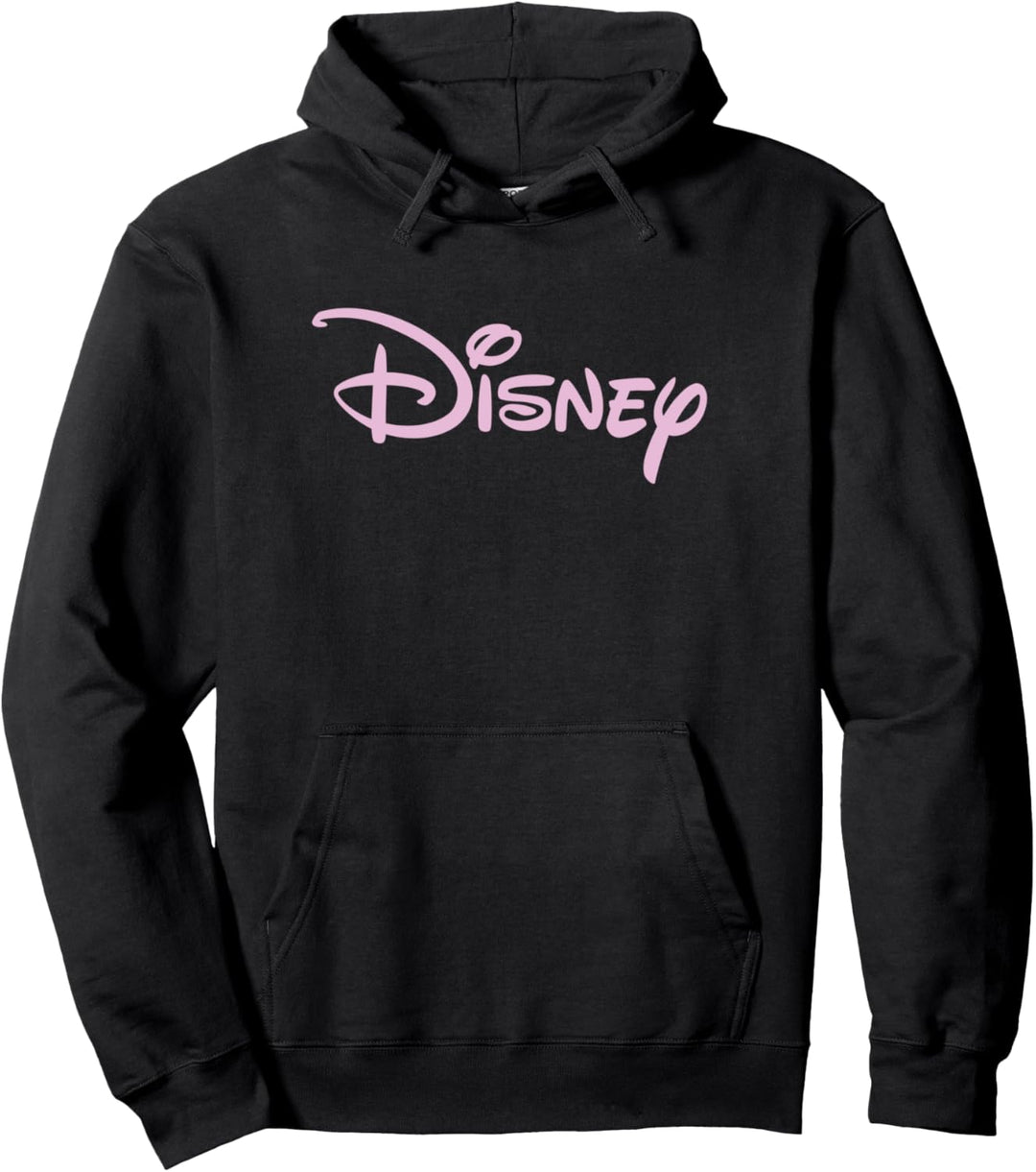 Disney Classic Logo Pink Pullover Hoodie