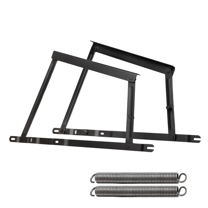 Springaufbeschlag 550N – Klappmechanismus für Bettkasten, Sofa & Truhen – Möbelscharnier mit Feder f