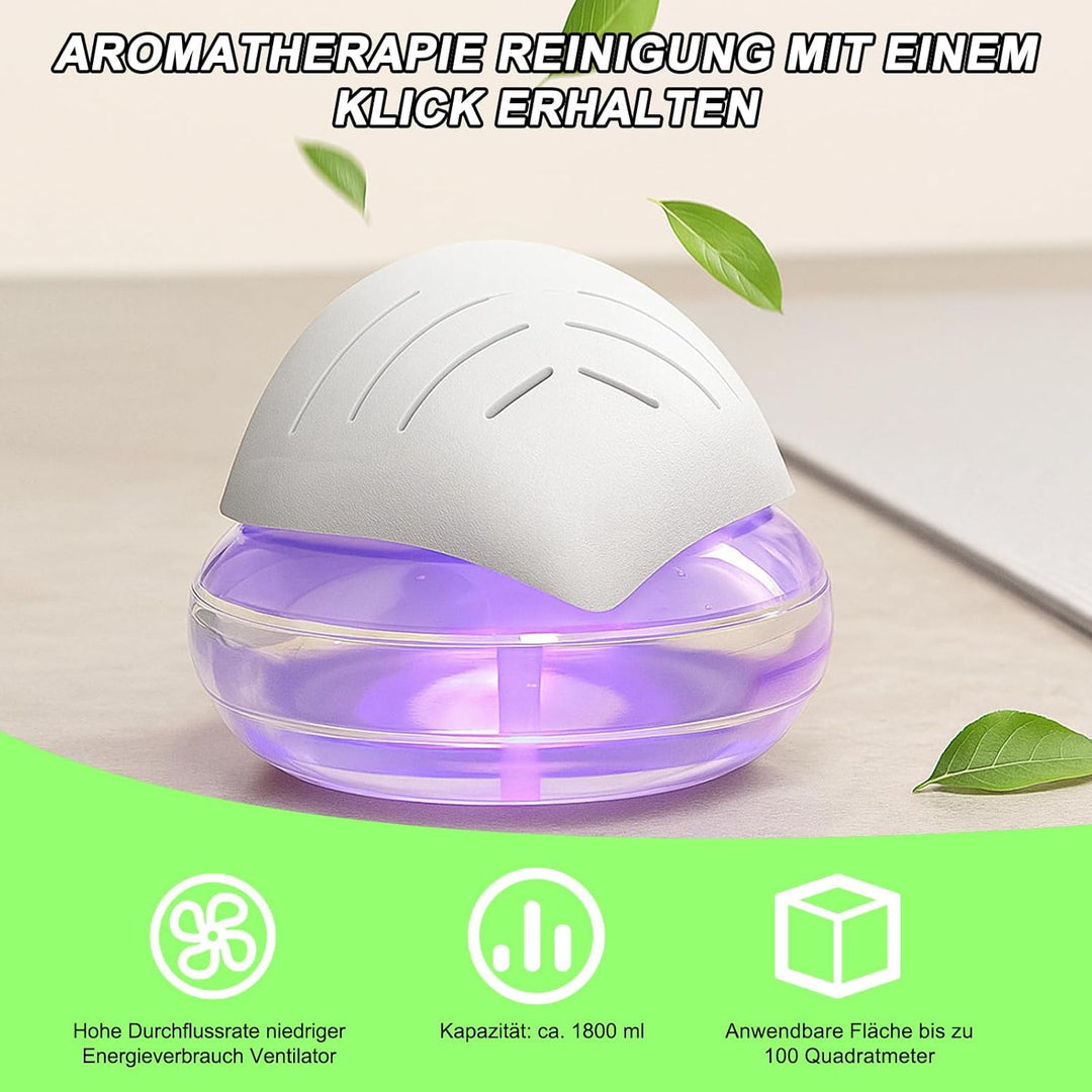 Lufterfrischer Raumluftreiniger - Airbowl Luftreiniger bis 100 m², Luftfilter, Air Purifier, Air Pur