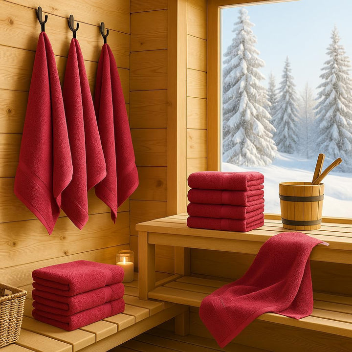 Betz Handtuch 6er Pack Handtücher Set Palermo Grösse 50x100 cm 100% Baumwolle - gut trocknend, leich