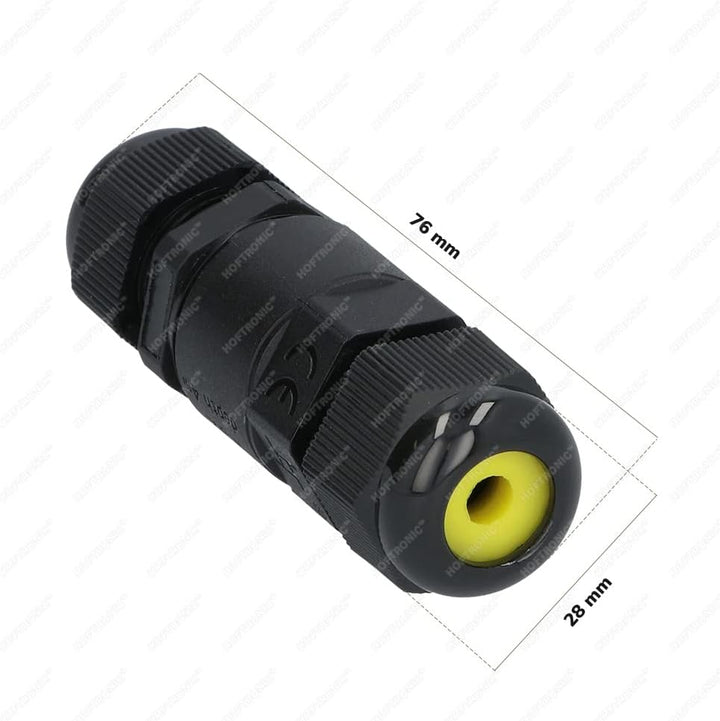 10er Set HOFTRONIC - Kabelverbinder Wasserdicht IP68-230V Kabelstecker aussen - Erdkabel verbinder -