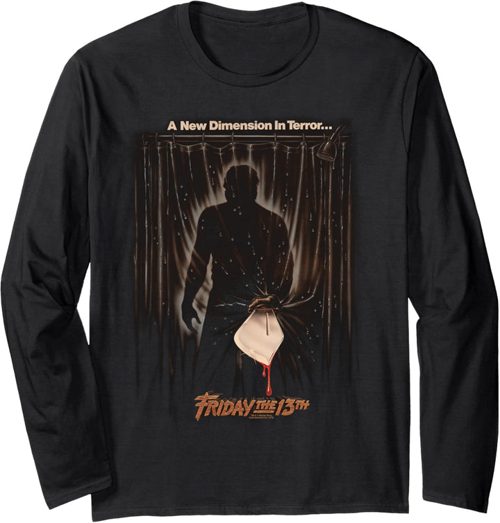 Friday the 13th New Dimension Poster Langarmshirt