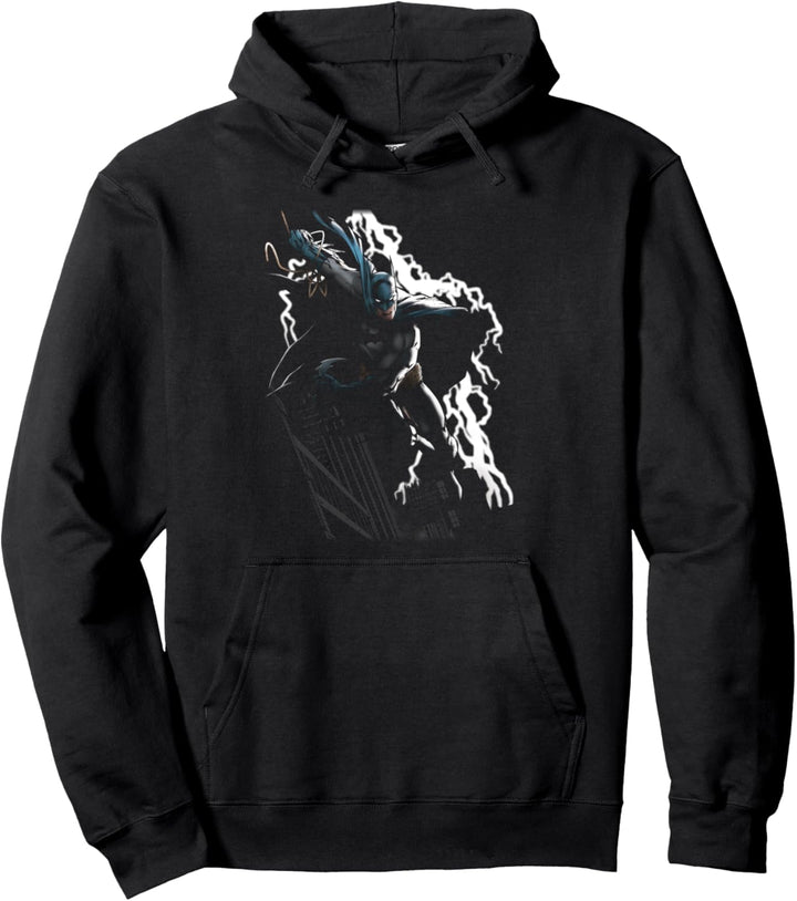 Batman Lighting Crashes Pullover Hoodie