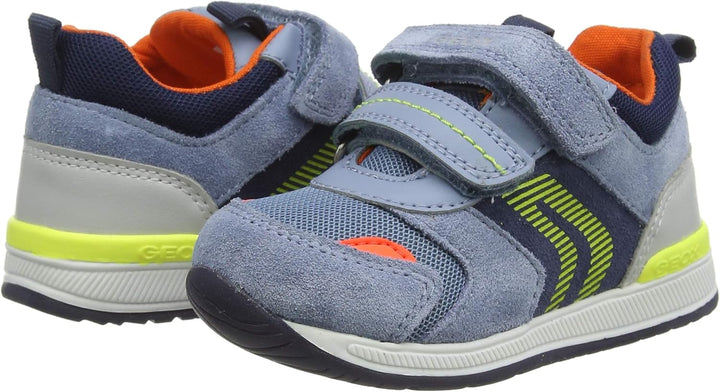 Geox Baby-Jungen B Rishon Boy B Erste Schritte 20 EU Dk Sky Navy, 20 EU Dk Sky Navy
