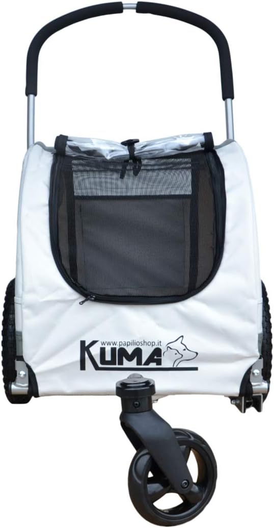 Papilioshop Kuma – Hundeanhänger, Hundewagen, Fahrradanhänger und Buggy für Hunde, Klappbar, Leicht