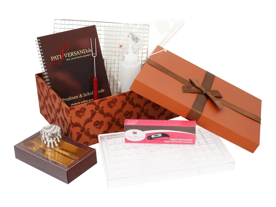 Pati-Versand Geschenkset Rezeptbuch, Fachbuch mit passendem Zubehör im Geschenkkarton