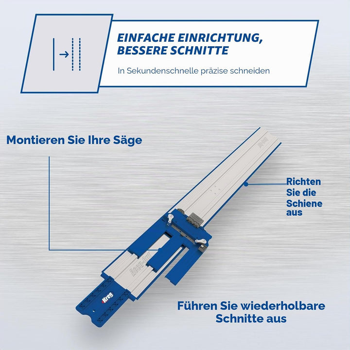 KREG Accu-Cut Sägeführung Kreissägebahn, Kreissägebahn