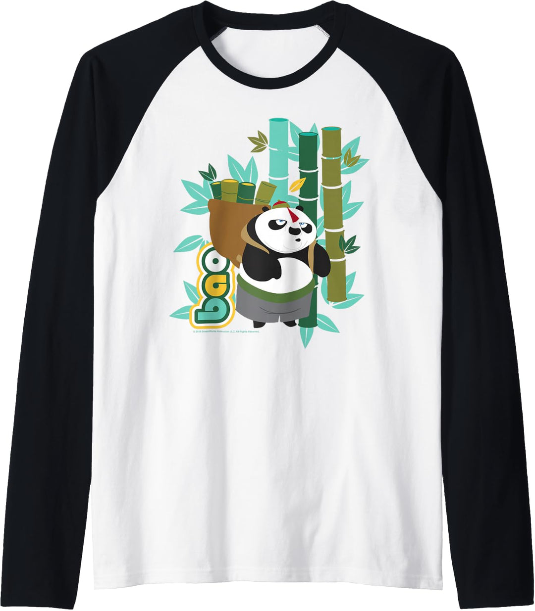 Kung Fu Panda Po Bao Bamboo Raglan