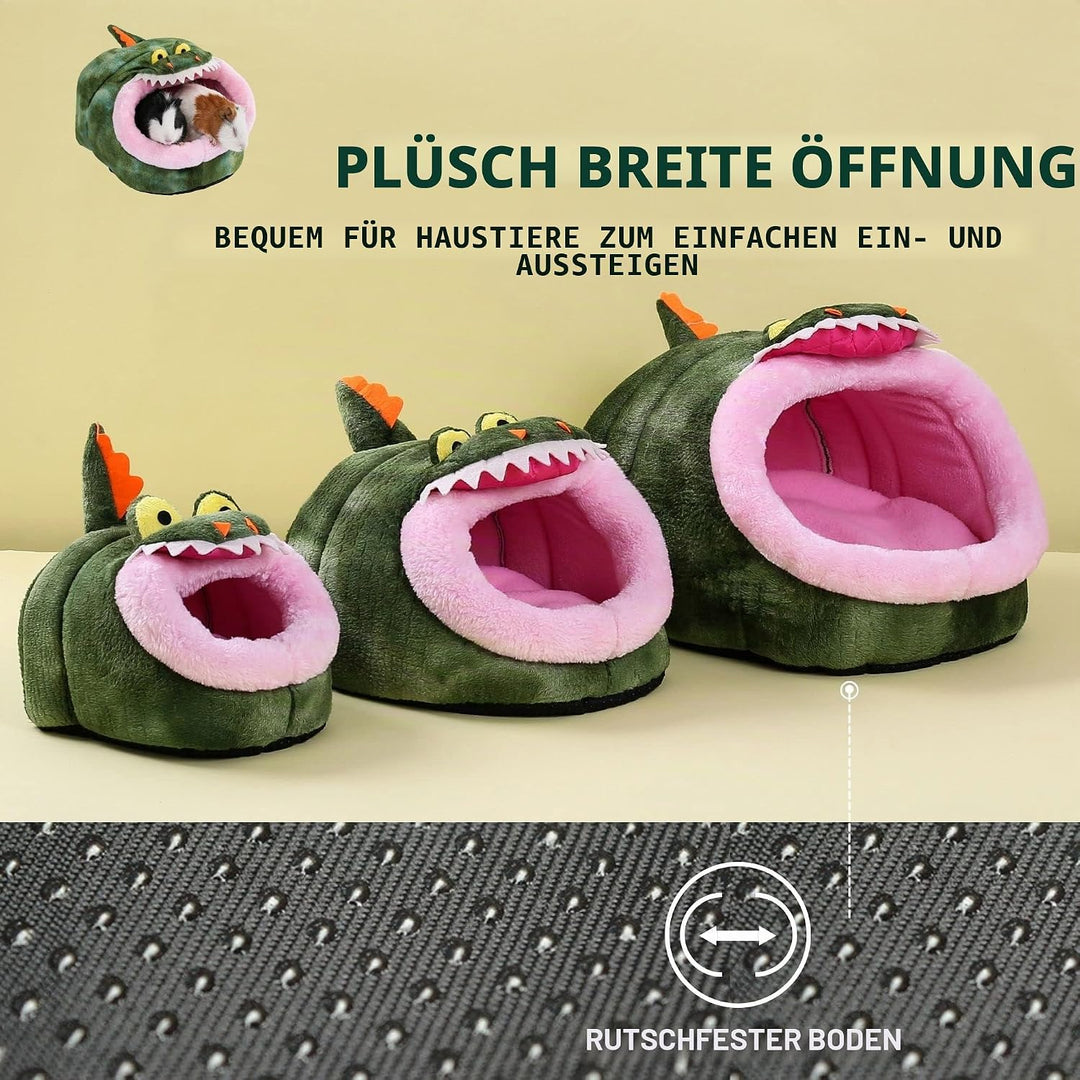 JanYoo Kleintierhöhle für Chinchilla, Igel, Meerschweinchen, Käfigzubehör, Spielzeug, für Bartagame,