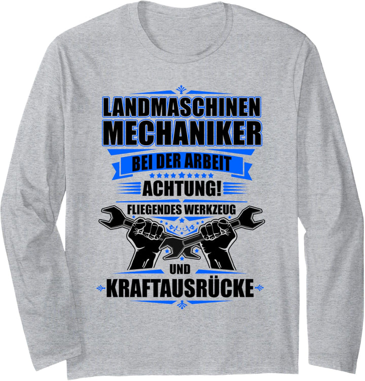 Landmaschinenmechaniker Bei Der Arbeit Langarmshirt