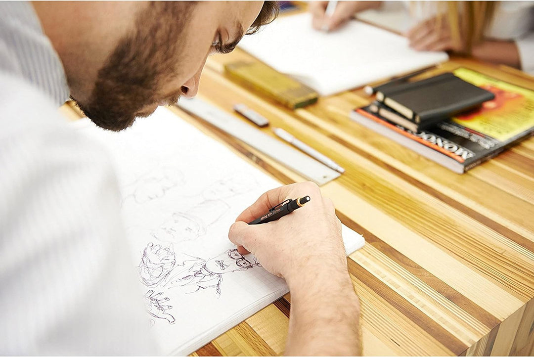 rOtring Rapid PRO Druckbleistift mit Einzug | 0,7 mm | Schwarz 0,7 mm Single Schwarz, 0,7 mm Single