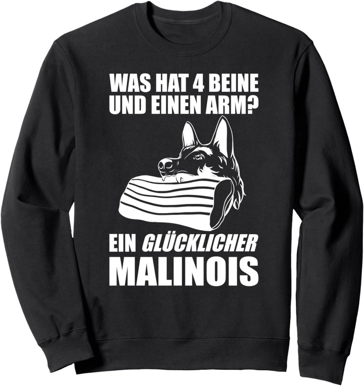 Belgian Malinois Glücklicher Malinois für Hundesportler Sweatshirt