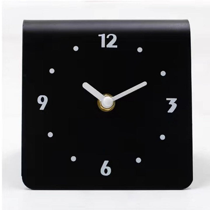 BAOFUYA Moderne Tischuhr, Leises Uhrwerk, Mini Analog Regal, Tisch Kaminuhr für Schlafzimmer, Nachtt