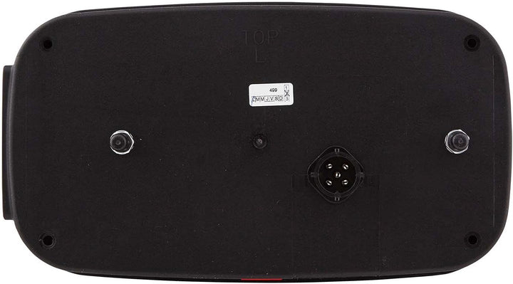 HELLA - Heckleuchte - Glühlampe - 12V - Anbau/geschraubt - Lichtscheibenfarbe: rot/gelb - Stecker: R
