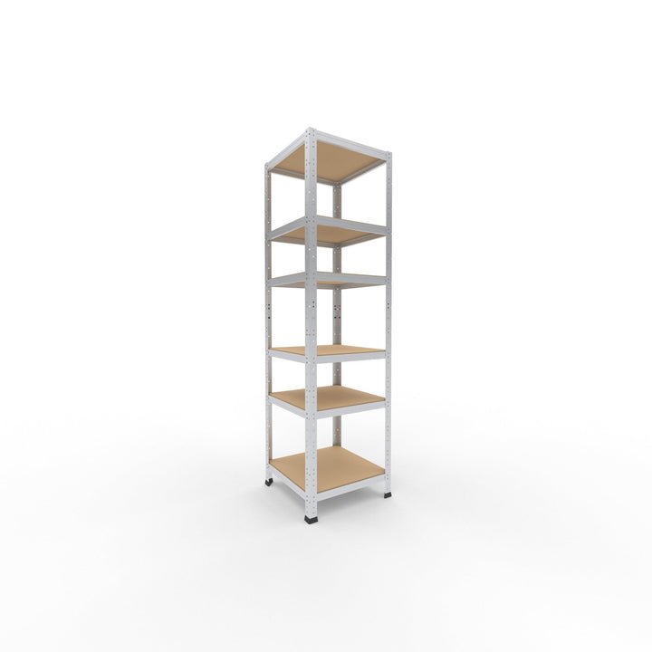 shelfplaza® 180x50x50cm Home Schwerlastregal verzinkt/Metallregal mit 6 Böden/Kellerregal Metall, Ga