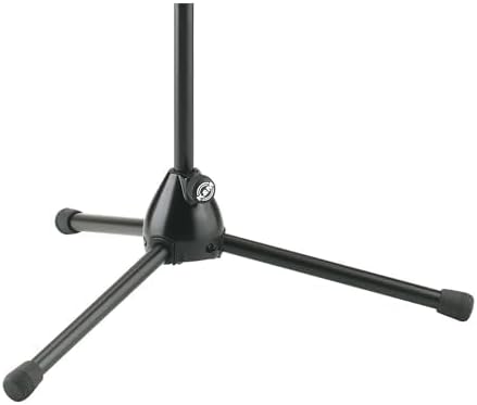 K&M 21090 Mikrofonstativ Schwarz Stahl, Schwenkarm, bis 74,5 cm ausziehbar - 90-160 cm Höhe - 3/8“ G