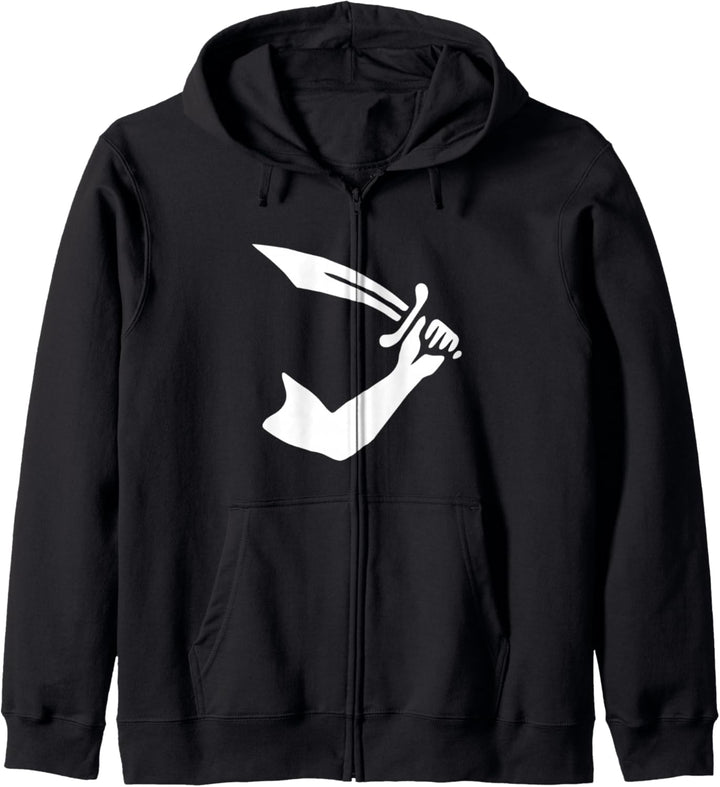 Piratenflagge Thomas Tew Kapuzenjacke
