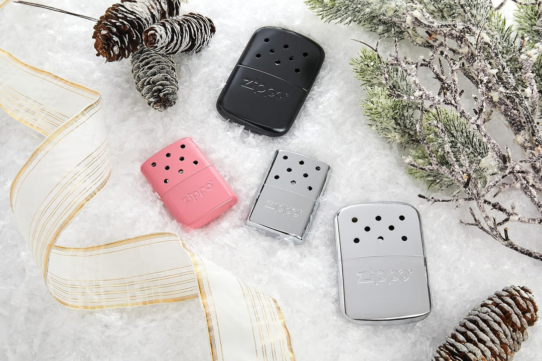 Zippo Handwärmer - 6 Stunden Wärme - Nachfüllbar mit Feuerzeugbenzin - Wiederverwendbar - Taschenwär