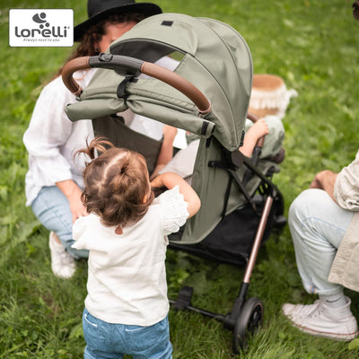 Lorelli Kinderwagen Ribera, Reisebuggy, Baby Buggy klein zusammenklappbar, Sehr leicht -Nur 7,3 kg,