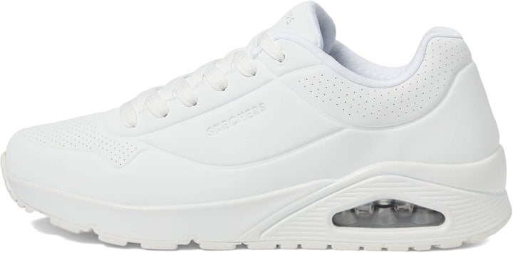 Skechers Herren UNO Stand On Air Sneaker 39 EU White Durabuck Mesh, 39 EU White Durabuck Mesh