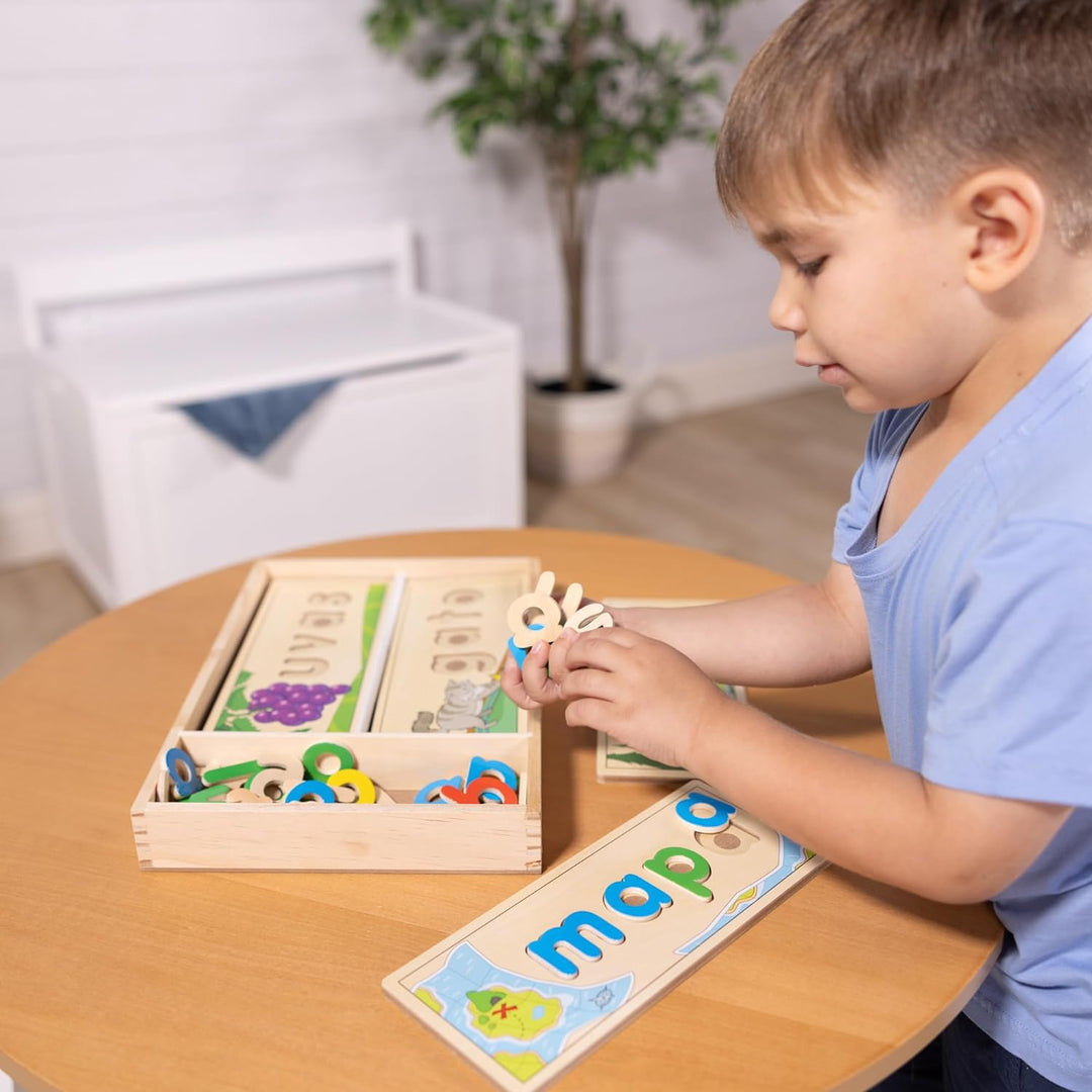 Melissa & Doug Spanisch Sehen & Buchstabieren Lernspielzeug für das Sprachenlernen Spanish Sehen & B