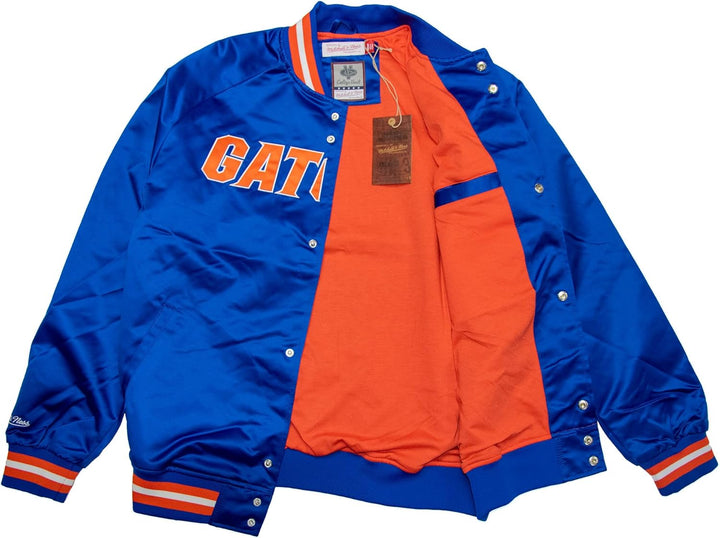 Mitchell & Ness NCAA Lightweight Satin Jacket M Florida, Blau, M Florida, Blau